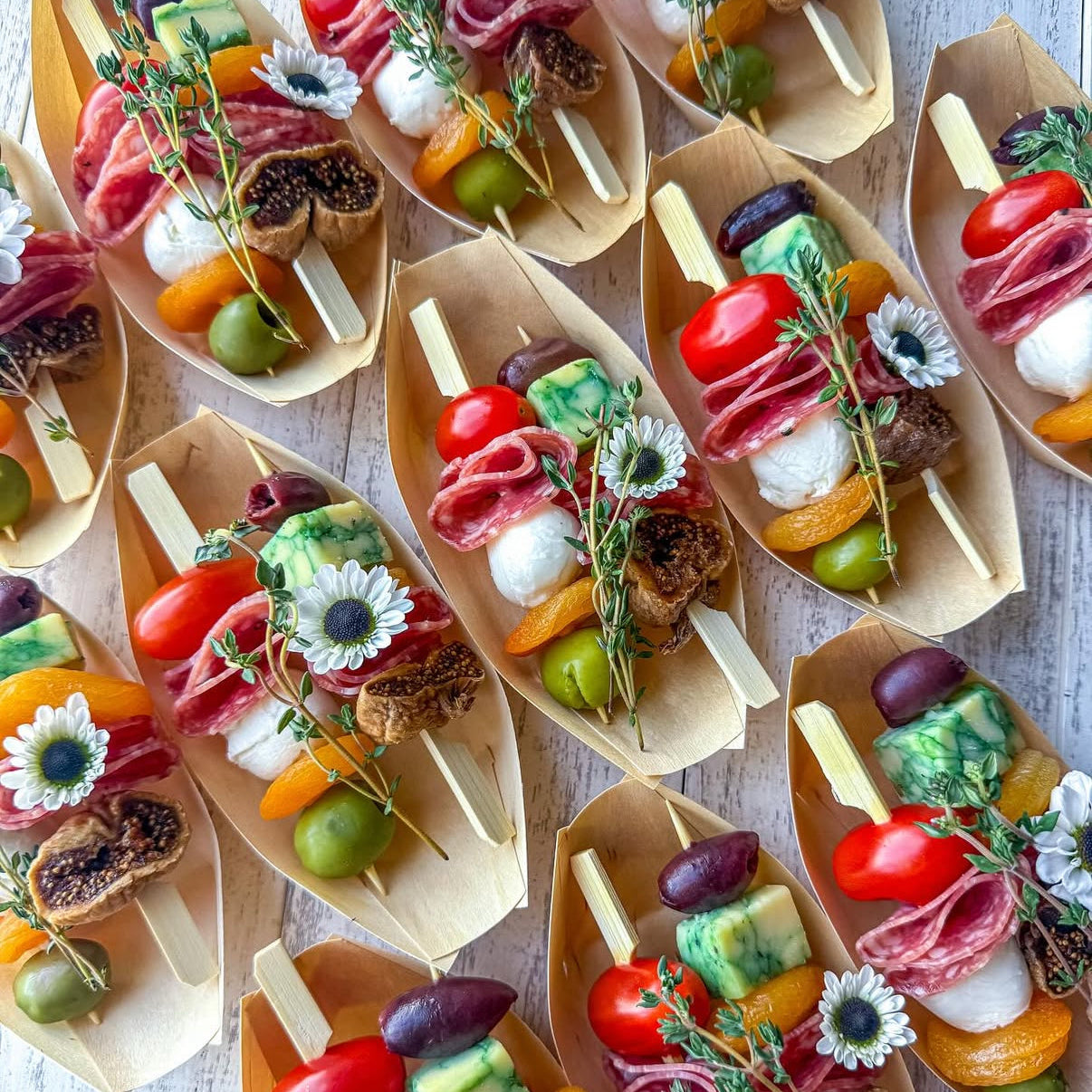 Single-Serve Grazing Boats (Minimum Order 5 Boats)