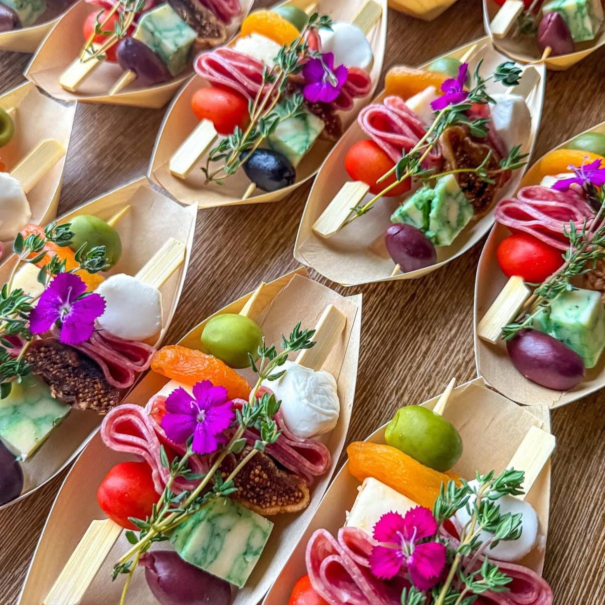 Single-Serve Grazing Boats (Minimum Order 5 Boats)